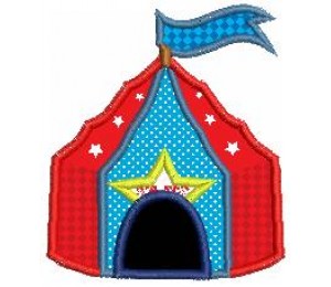 Stickdatei - Zirkus Zelt